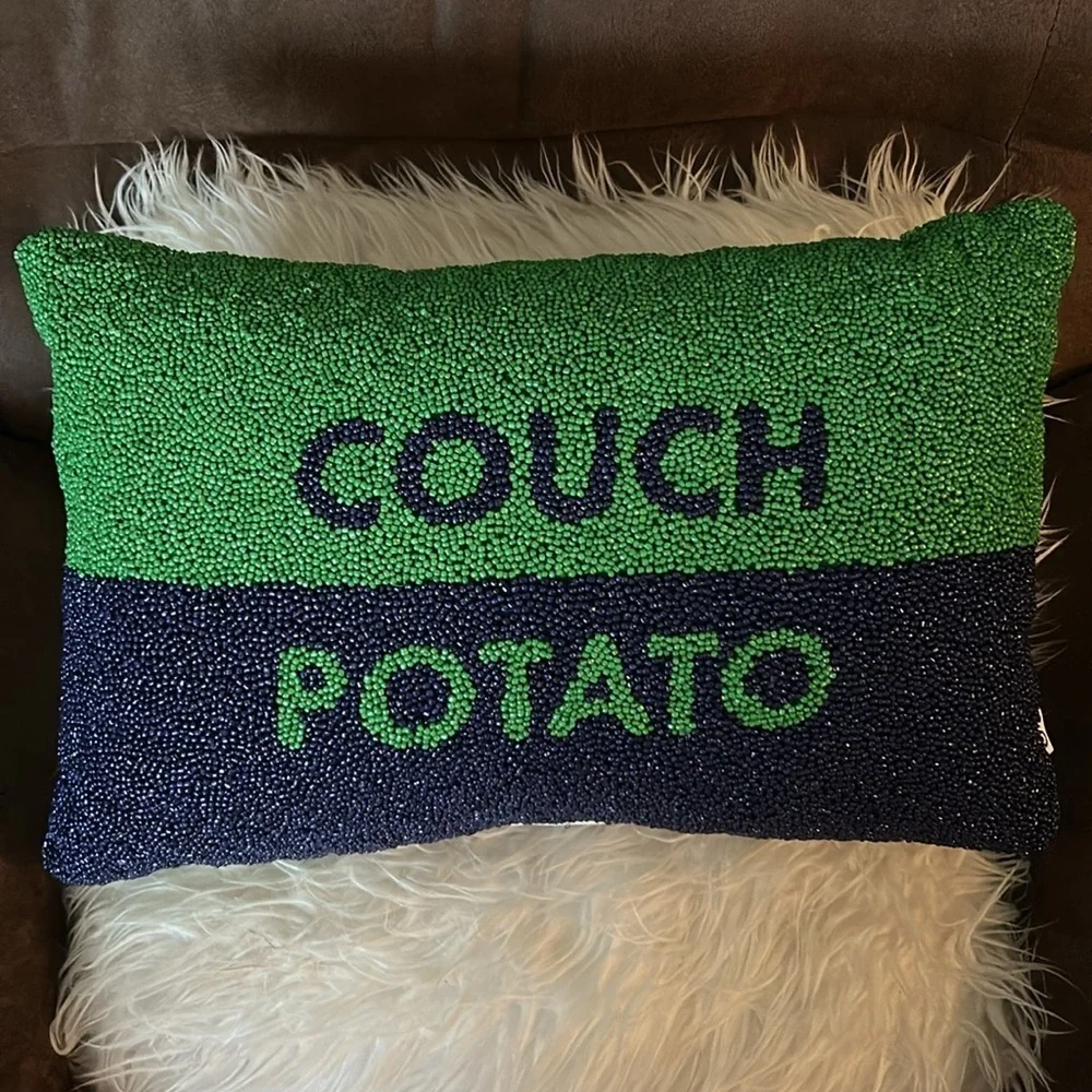 Kate Spade New York x Target Couch Potato Beaded Lumbar Pillow